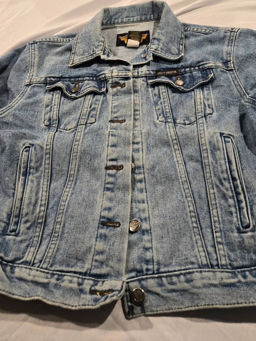 Harley-Davidson Light Blue Denim Jean Jacket
